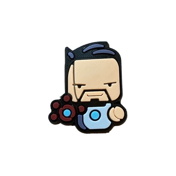 3/$10💥 Iron Man Croc Charm - Picture 1 of 2